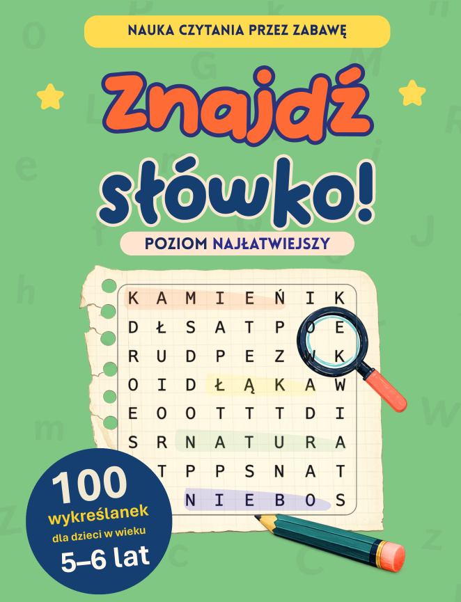 Okładka książeczki Znajdź słówko!